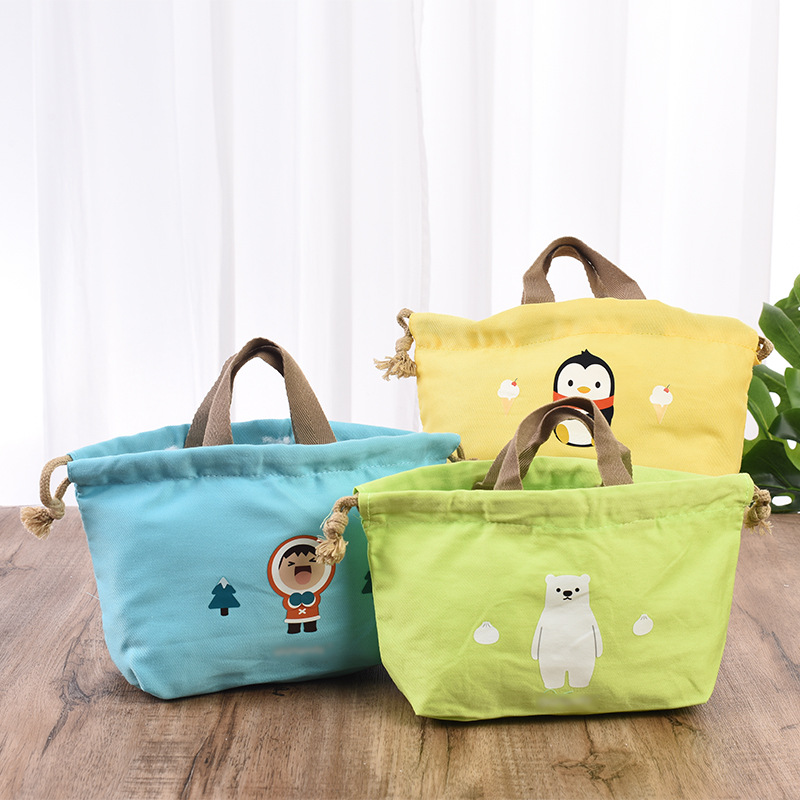 意异形彩色棉布袋 卡通棉布束口收纳袋 手提便携棉布袋