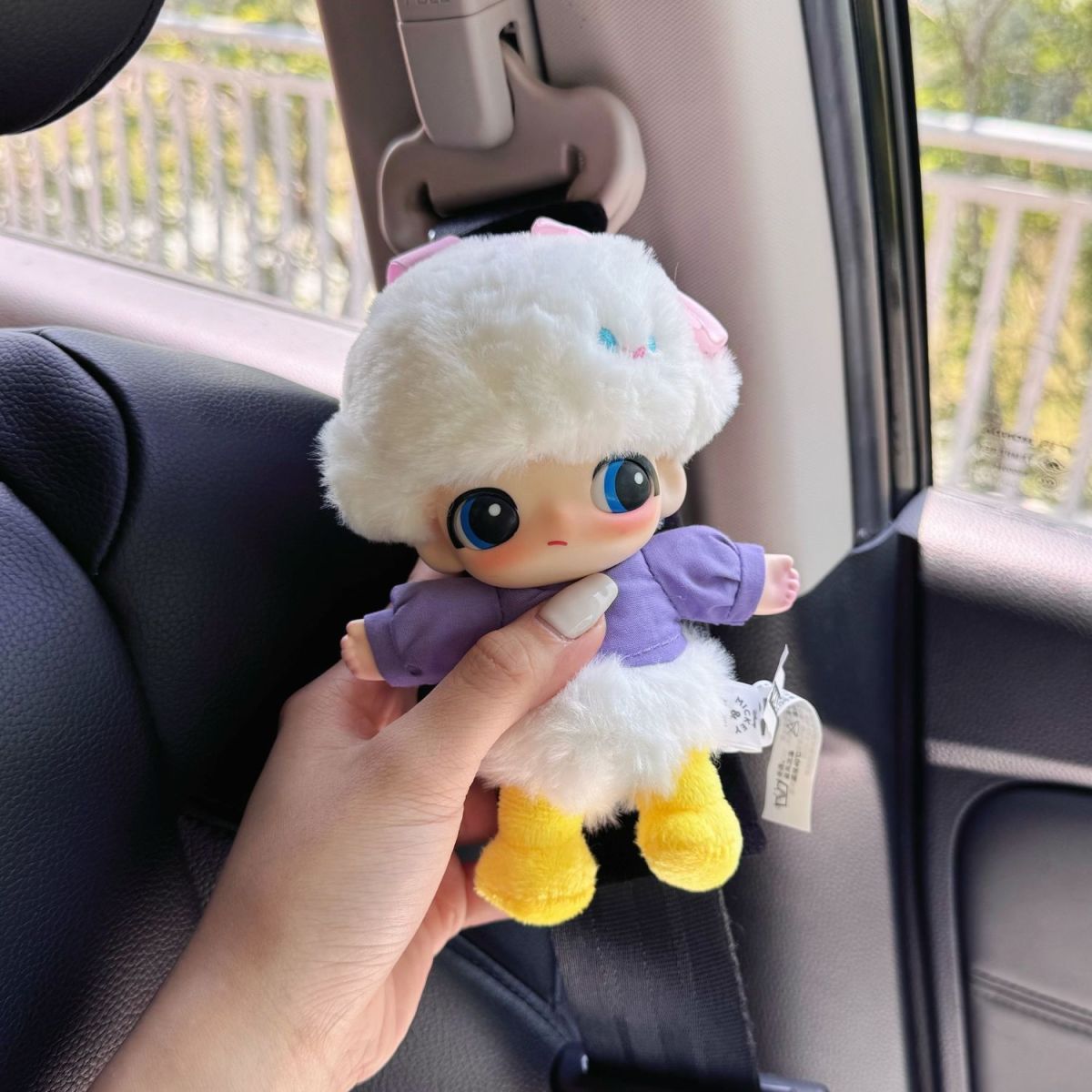 Dimoo Car Accessories Car Seat Belt Protective Cover Dimoo Anti-Shoulder Strap Car Interior Decoration Supplies