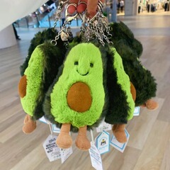 原英牛油果掛件牛油果鑰匙扣新品毛絨玩具可愛禮物