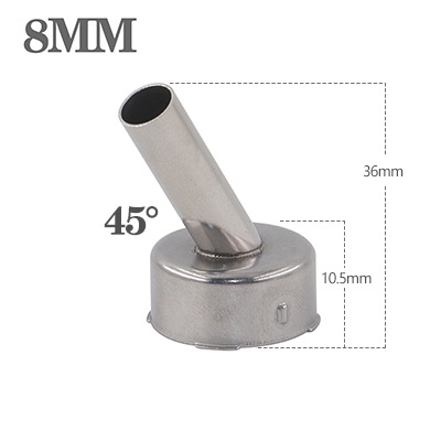 Crack Quick2008 boquilla de pistola de aire caliente 858D 858A 705 861X boquilla de pistola de aire caliente