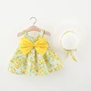 Summer children's skirt girl's, dress with bow, children's clothing, wholesale