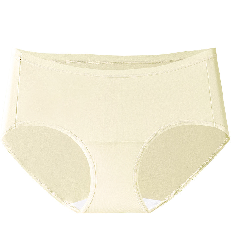 60 modales entrepierna polilactico simple de glúteas de damas 10A antibacterianos sin marca de pantalones de cintura