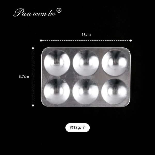 Square 6 holes 13*8.7 (cm)