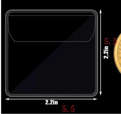 厂家直销塑料透明袋PVC包装袋徽章袋钱币袋纪念币袋PVC袋子水晶袋