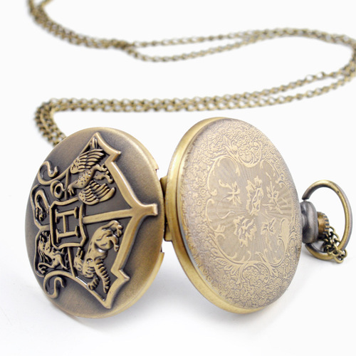 Retro Flip Pocket Watch Wholesale Harry Potter Snitch Pocket Watch Unisex Cartoon Quartz Pocket Watch