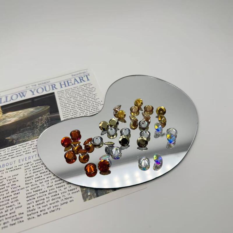 Ab Color Nail Art Rhinestones, Finished Products, Fat Square, Irregular Heart, Axe, Pillow, Rhinestone Balls, Super Shiny Nail Decorations Wholesale Ab Color Nail Art Rhinestones, Finished Products, Fat Square, Irregular Heart, Axe, Pillow, Rhinestone Balls, Super Shiny Nail Decorations Wholesale