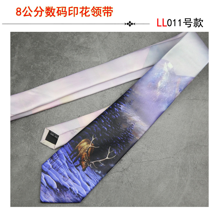 트렌디한 틈새 넥타이 스타일 011