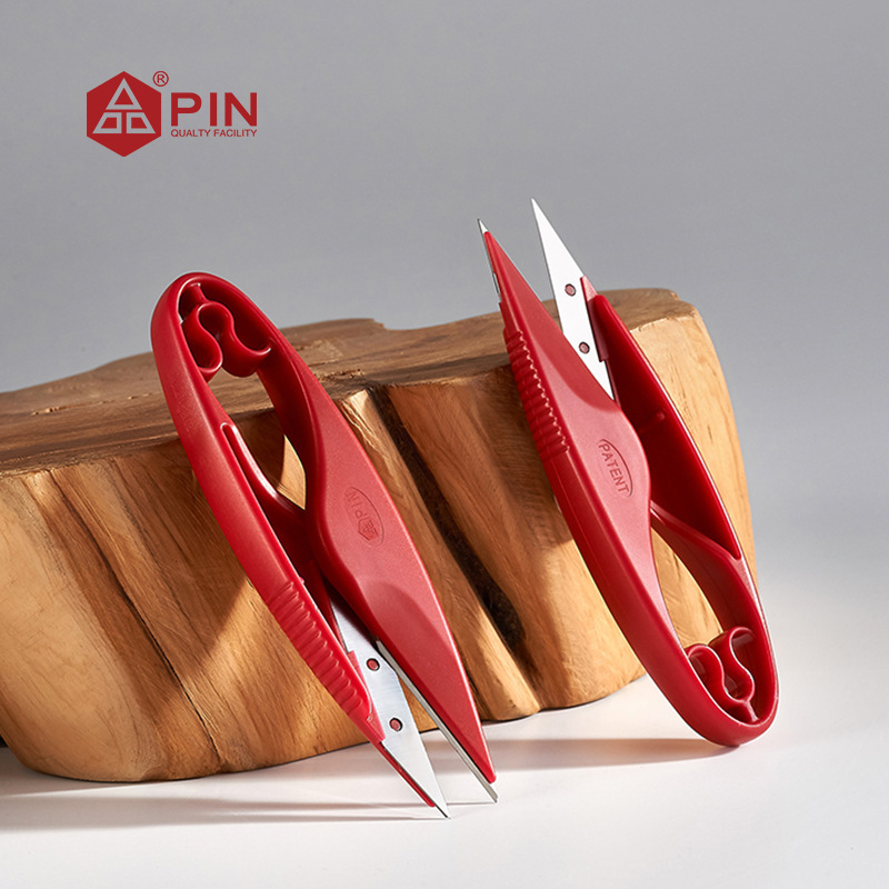 PIN品字 不锈钢双刃纱剪 新款u型剪刀线头剪服装小剪刀批发