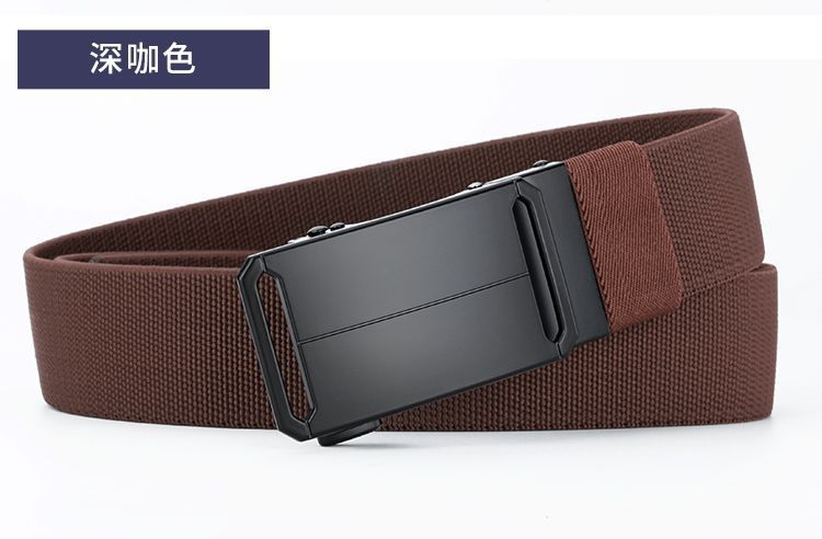 Neue Herrengürtel Elastische Gürtel Dehnbare Gürtel Outdoor Tactical Ledergürtel Geflochtene Nylongürtel mit Automatikschnalle Großhandel