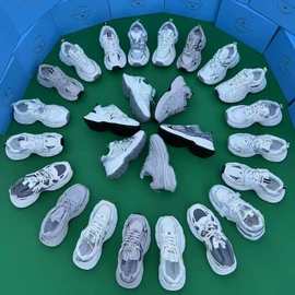 尾货女运动鞋杂款老爹鞋女秋季学生运动跑步鞋休闲鞋厚底增高女鞋