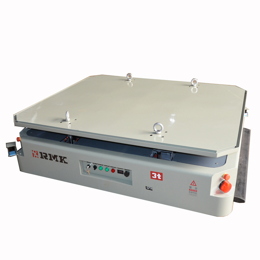 锂电池驱动电动无轨舵轮车 自由操作灵活转向AGV小车智能无轨平车