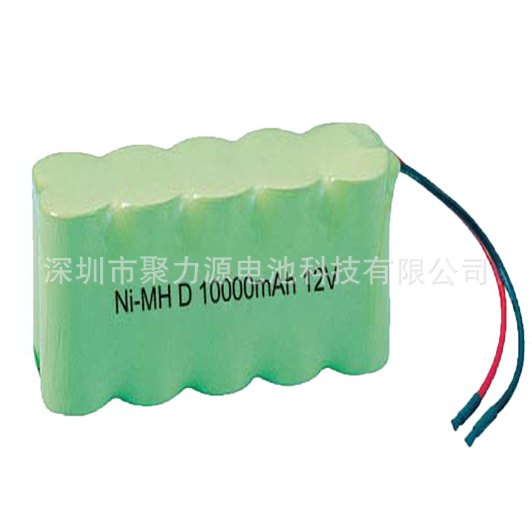 灯具镍氢充电电池组D10000MAH 24V大号电池仪器备用电源1号电池
