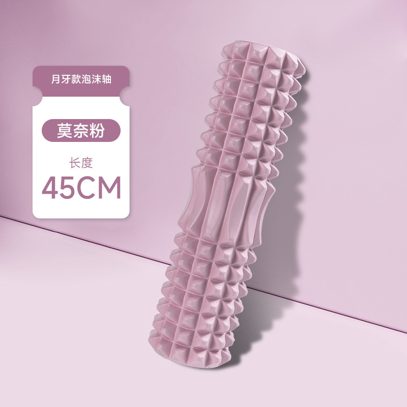 Fábrica al por mayor 33cmEVA hueca de fitness eje de espuma maza rodillo de masaje ejercicio relajación columna de yoga