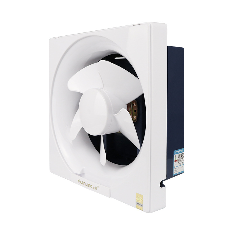 金羚6/8/10/12寸全塑百葉窗式排氣扇掛壁式玻璃窗方形油煙排風扇