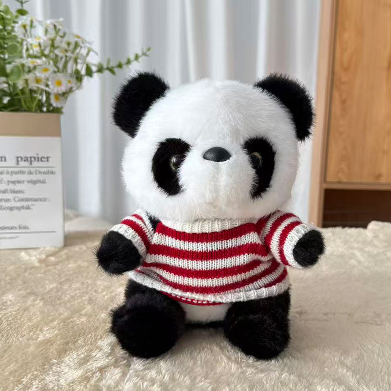 Dollos lindos de peluche, muñecas de ropa, muñecas de denim, Sichuan, Chengdu, recuerdos, logotipo