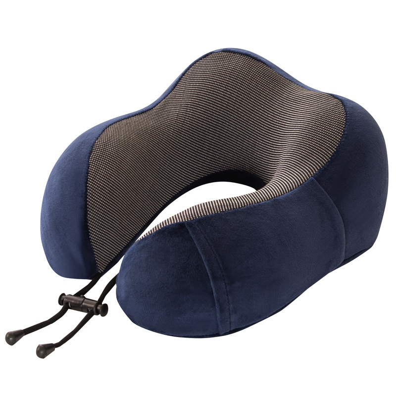 Almohada de viaje con memoria Almohada en forma de U al por mayor Almohada transfronteriza de comercio exterior Almohada de siesta de oficina de coche Almohada en forma de U