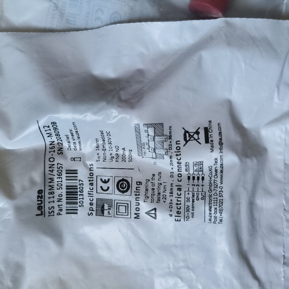 Leuze传感器ISS118MM-4NO-16N-M12全新原装现货