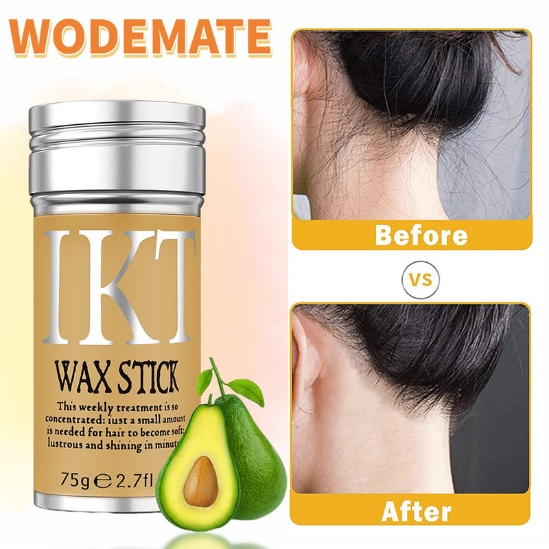 クロスボーダーHair Wax Stickスタイリングワックススティックなめらか砕けワックススティック黒人女性スリースティック|undefined