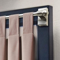 国境を越えた人気Megnetic Curtain Rod新型ハイエンド磁気カーテンロッド静音カーテン部品