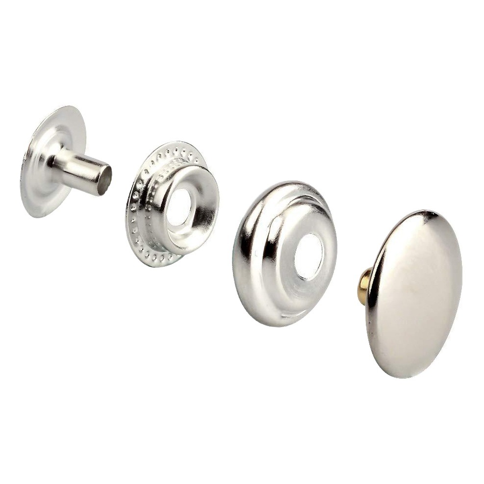 72 unidades 15mm de acero inoxidable gran hebilla blanca + 4 unidades herramientas de la nave a presión de metal botón a presión de suministro transfronterizo