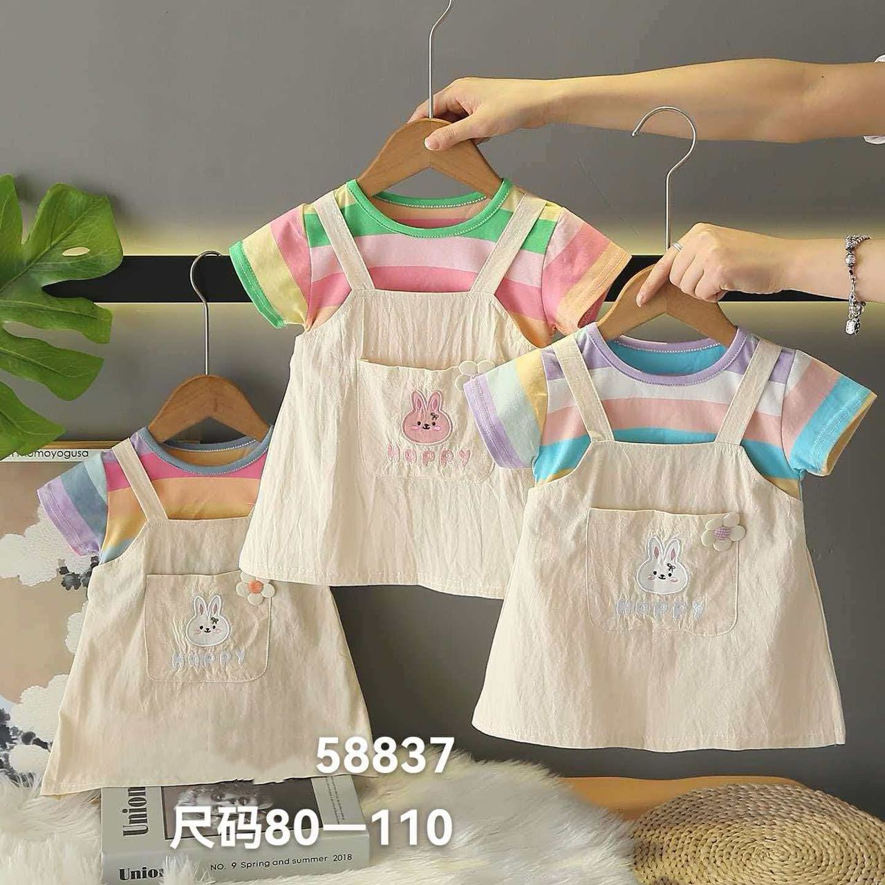 2026 Summer Children's Clothing Girls' Stylish Children's Dress Princess Dress Short-Sleeve Dress Summer Internet Celebrity Foreign Trade Children's Dress