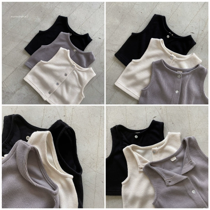 Детский кардиган-жилетка из вафельной ткани, жилетка для малышей, детская одежда в корейском стиле, верхняя одежда для младенцев, весенняя одежда