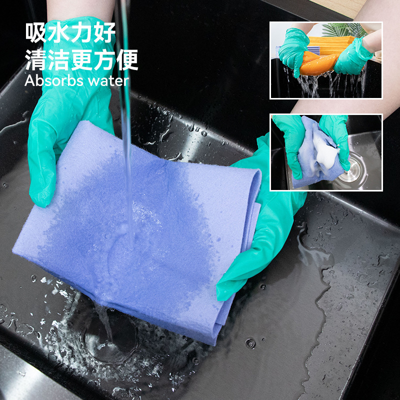 現物カラー印刷ケースに清潔な布を入れて、テレビの多機能キッチンの皿洗い布を卸売りして、油汚れの布を卸売りします。|undefined