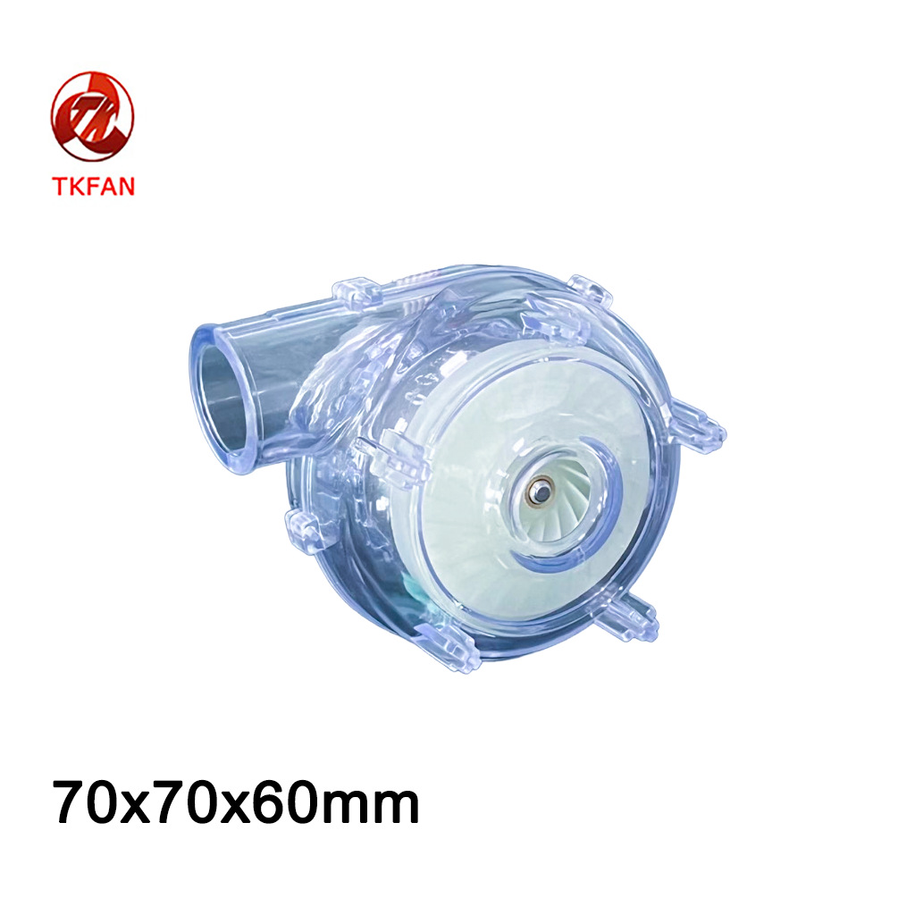 DC 24v鼓风机风扇70 * 60毫米高压塑料叶片