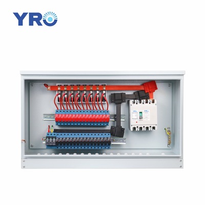 專用光伏16進1出彙流箱直流塑殼斷路器太陽能鐵箱並網發電