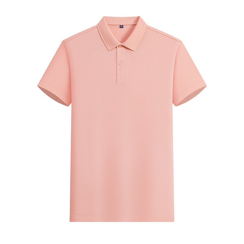 Camiseta POLO de color sólido CVC de 180g y 40 unidades con LOGO estampado, ropa de trabajo de manga corta, ropa de trabajo de verano hecha a medida, fabricante de ropa hecha a medida.