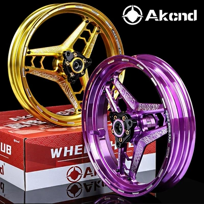Motorcycle wheel hub 12inch Modified for Niu U+Bn1S - gold-12-inches-215j