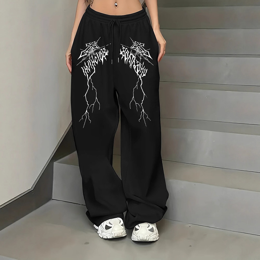 Cross-Border Amazon New High Street Hip-Hop Trendy Brand Casual Pants Men's Summer Loose Niche Straight Versatile Long Pants