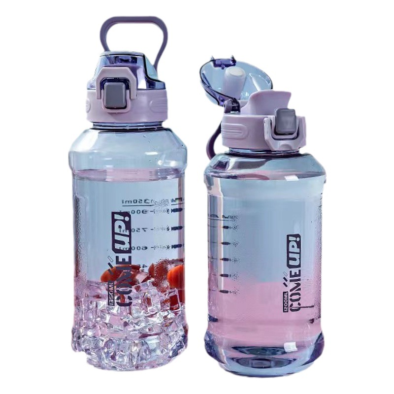 Tongxin Internet celebridad deportes espacio Copa 1200ml gran capacidad rebotando taza de plástico hombres y mujeres pareja fitness práctico taza de agua