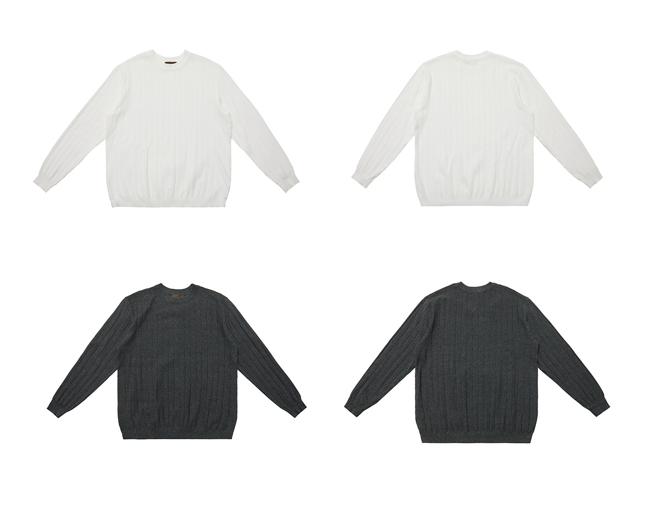 UNF 250g Loose Crew Neck Knit Sweater