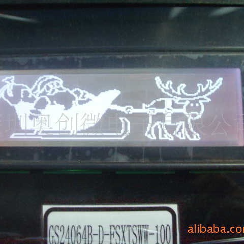 厂家GS24064B-D-FSXTSWW-100液晶屏单色显示屏可调LCM液晶模块