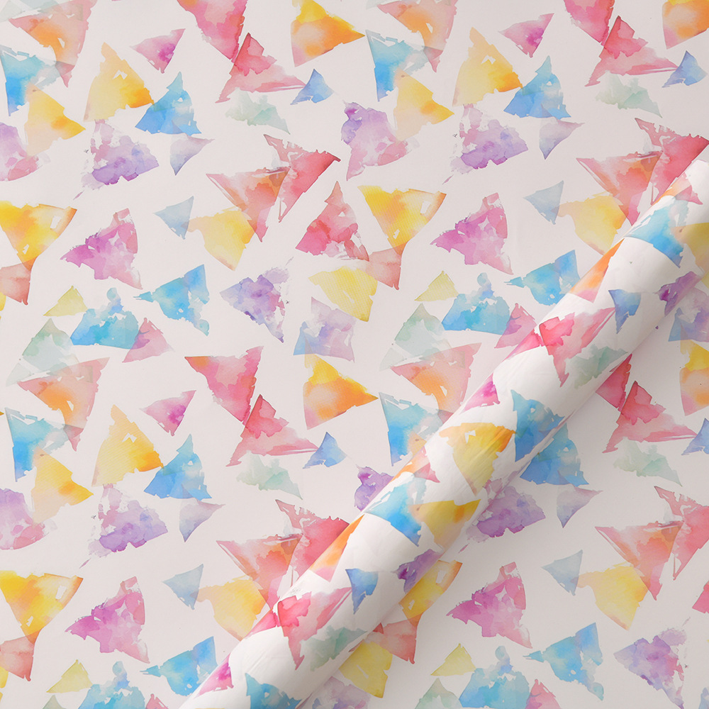 Impresión en color papel de regalo papel de embalaje de juguetes DIY regalo embalaje de regalo papel de pared papel de papel de papel en stock