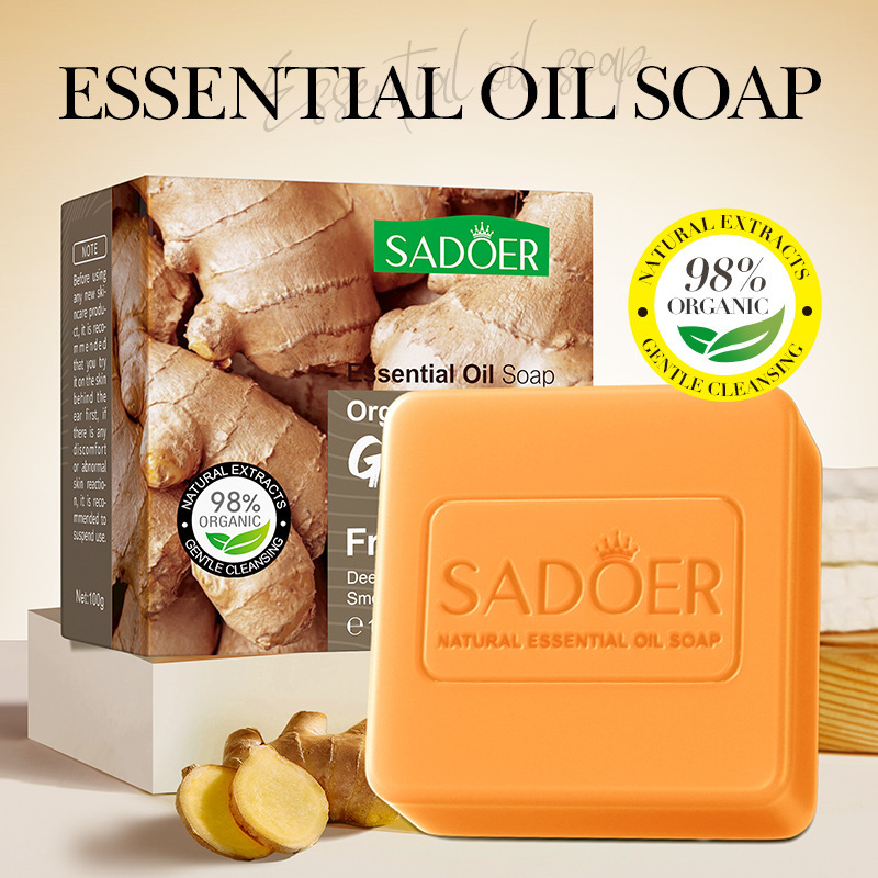 フルイングリッシュソープ 100g SADOER ラベンダーミントジンジャー クレンジングバス 手作り石鹸 越境貿易卸売|undefined
