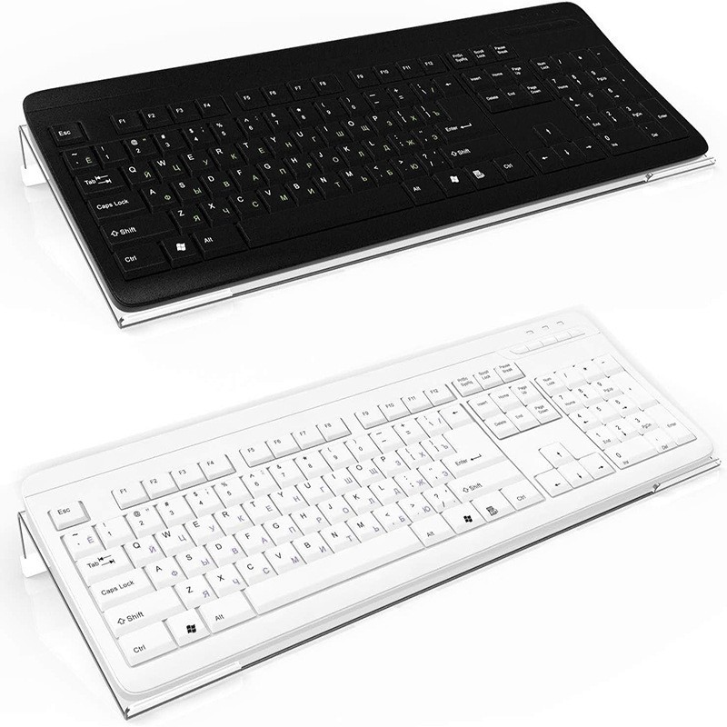 国境を越えた人気の透明アクリルキーボードスタンドコンピュータメカニカルキーボードディスプレイスタンドデスクトップアクリル高架スタンド|undefined