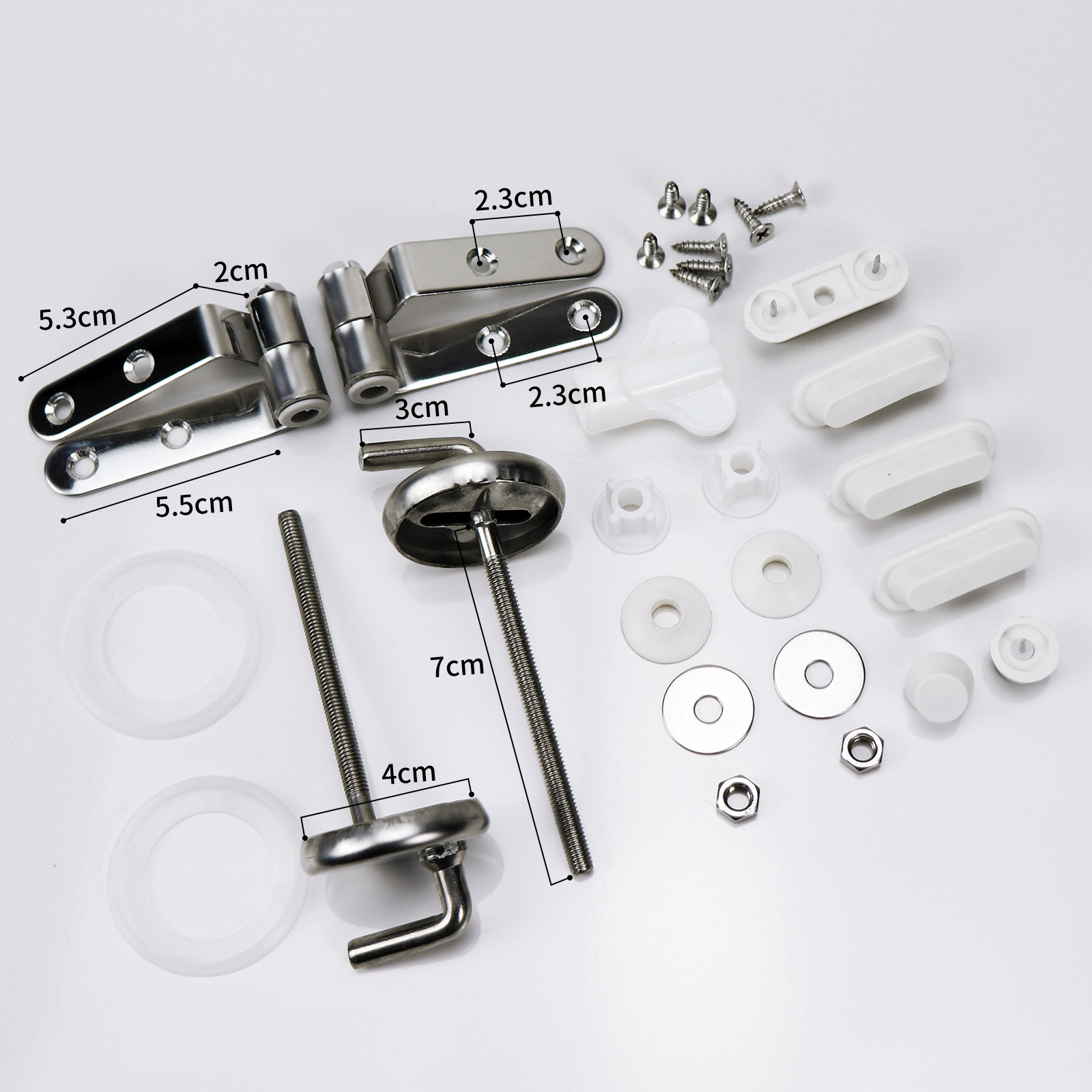 Tapa del inodoro bisagra de acero inoxidable tapa del inodoro accesorios de metal