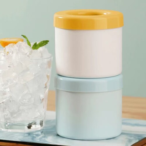 Hot silicone ice grid ice making mold Household DIY ice cone ice making box Refrigerator ice cube ice making belt cover easy to release