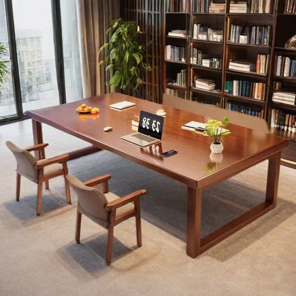 Solid Wood Leg Desk Computer Desk Office Desk Workbench Student Bedroom Home Rectangular Writing Desk Study Table