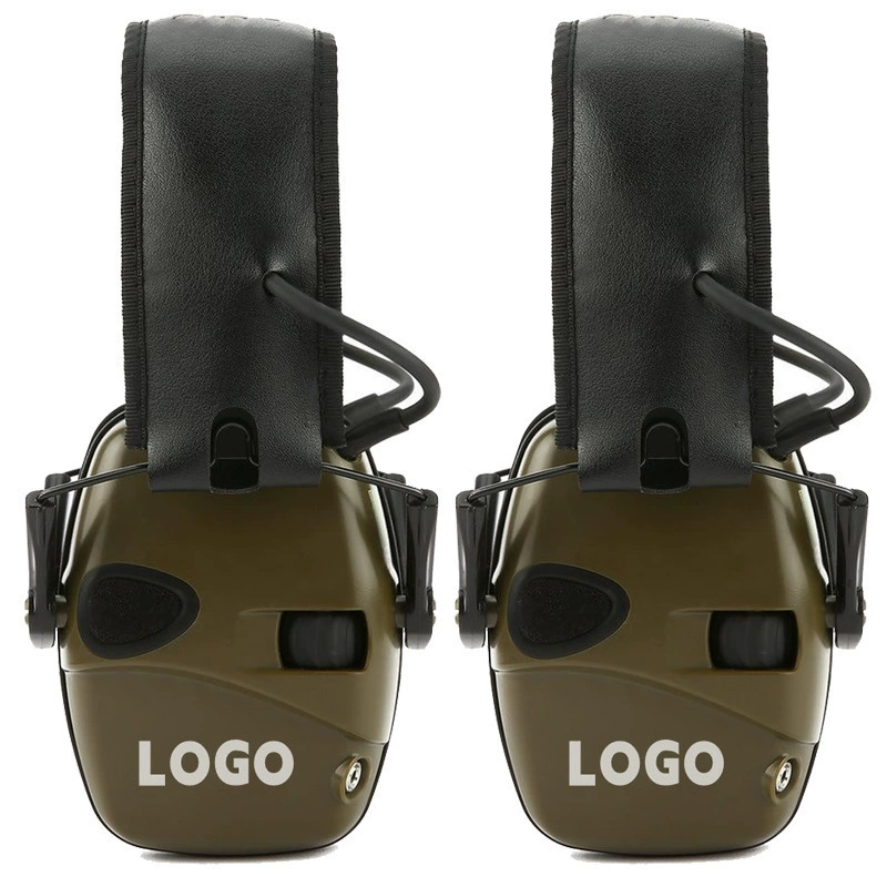 Тактическая гарнитура с микрофоном, шумоподавлением, проводная гарнитура, наушники для защиты слуха, стрельба, CS, горячая распродажа на Amazon