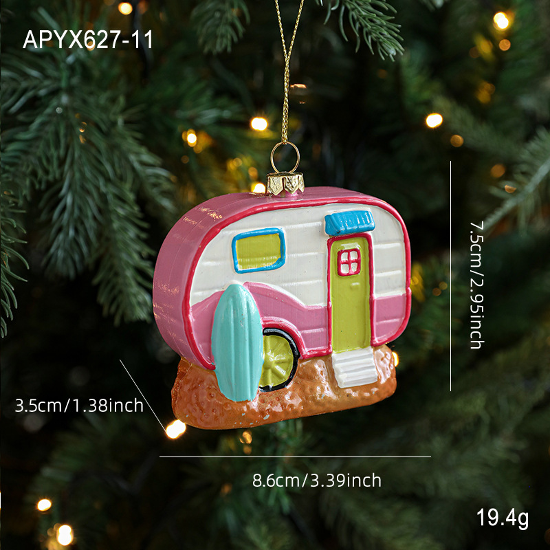 Transfronterizo nuevo plástico macarón adorable niña colgante pintado de color colgante decoración de ventana del árbol de Navidad colgante