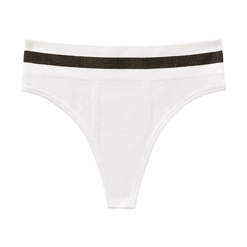 Comercio exterior sin marcas yoga thong para mujeres tamaño de contraste de cintura alta elástico deportivo fitness cómodo transpirable T-shirt sexy