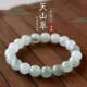 Tianshan jade bracelet women's Xinjiang ice through gold jade white jade beads floating flower bracelet wholesale live supply