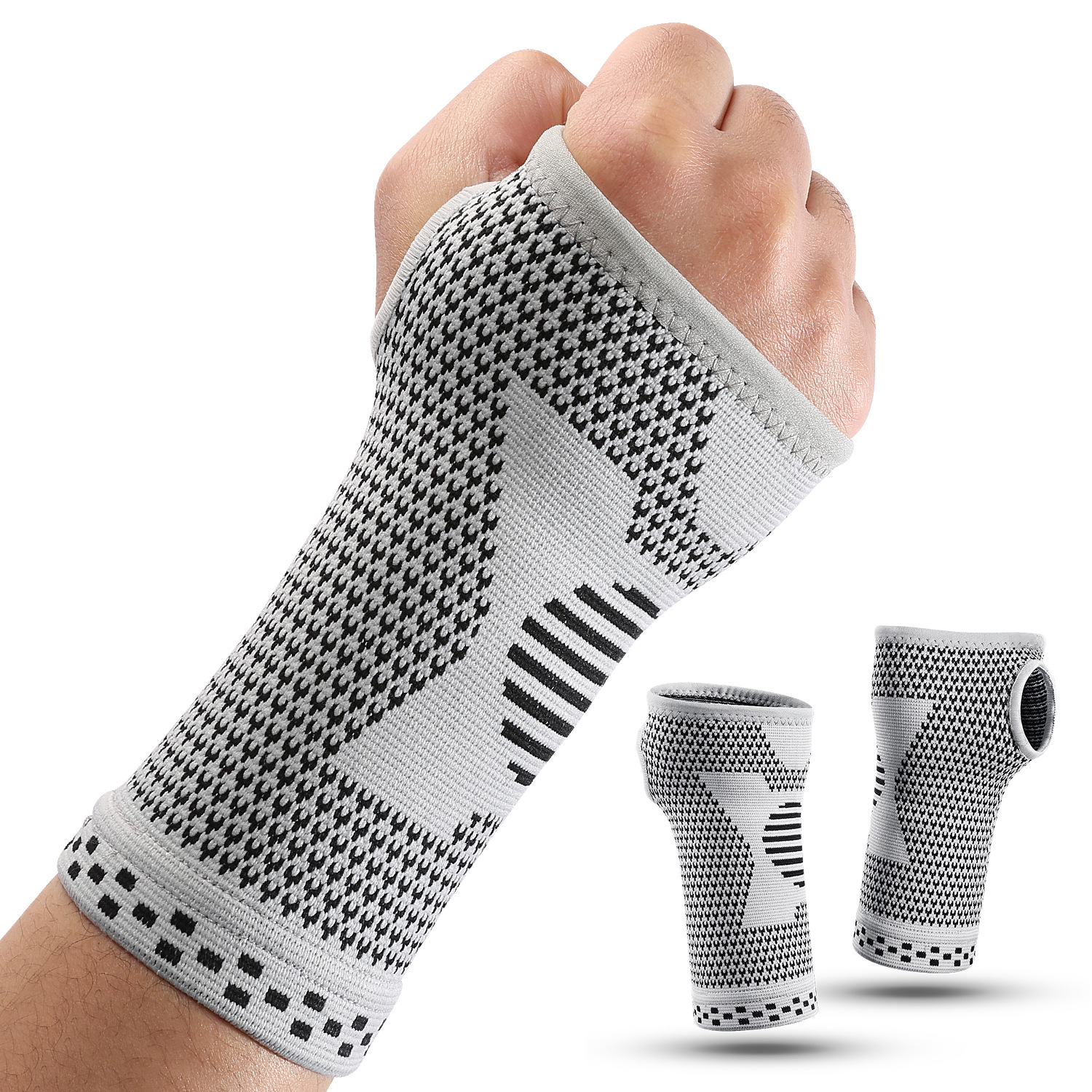 Sports Bracer Fixed Tendon Sheath Weightlifting Fitness Breathable Sweat Absorbing Pressure Stabilizing Wrist Anti-Sprain Wrist Protection