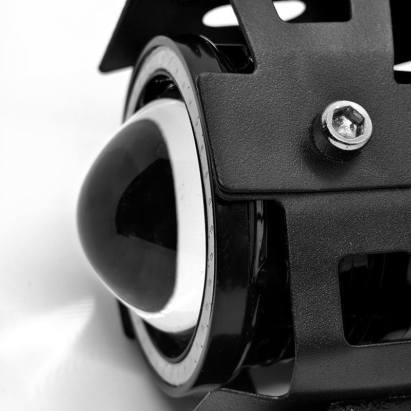 Coche eléctrico Motocicleta General U7 Angel Eye Faros superbrillantes Fotores modificados Luces de coche flash triciclo