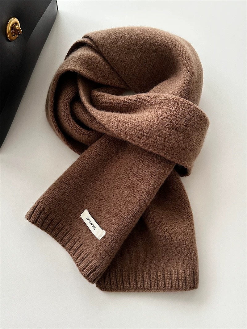 High quality pure wool-brown