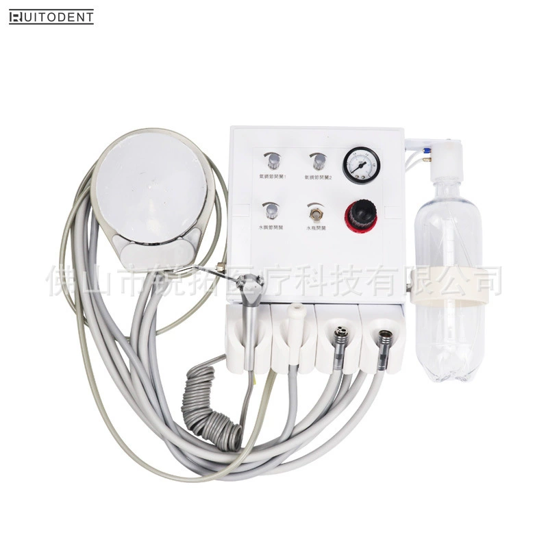 Домашние животные Стоматологические Портативный Стоматологический настольный простой с бутылкой для хранения воды для бутылок с тремя ружьями Стоматологические турбины