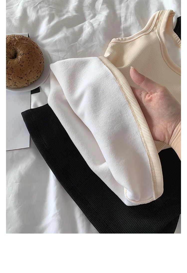 Super Soft Velvet Wide-shouldered Vest For Women, Warm And Hot Autumn And Winter Inner Layering, Slim Fit Top 13 O1CN01CXsHoL1gdAJv2zHPt !!2220684684164 0 cib